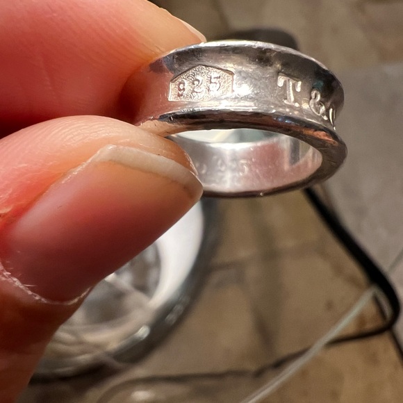 Authentic Tiffany & Co. Sterling Silver 1837 Ring - Picture 5 of 15